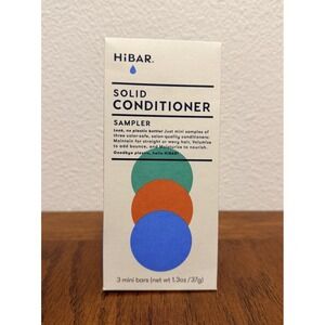 HiBar Solid Soap Conditioner Sampler 3 Mini Bars